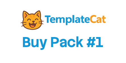 Pack #1 includes 10 templates
