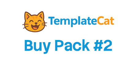Pack #2 includes 10 templates