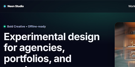 Bold Creative HTML template pack preview (10 templates)